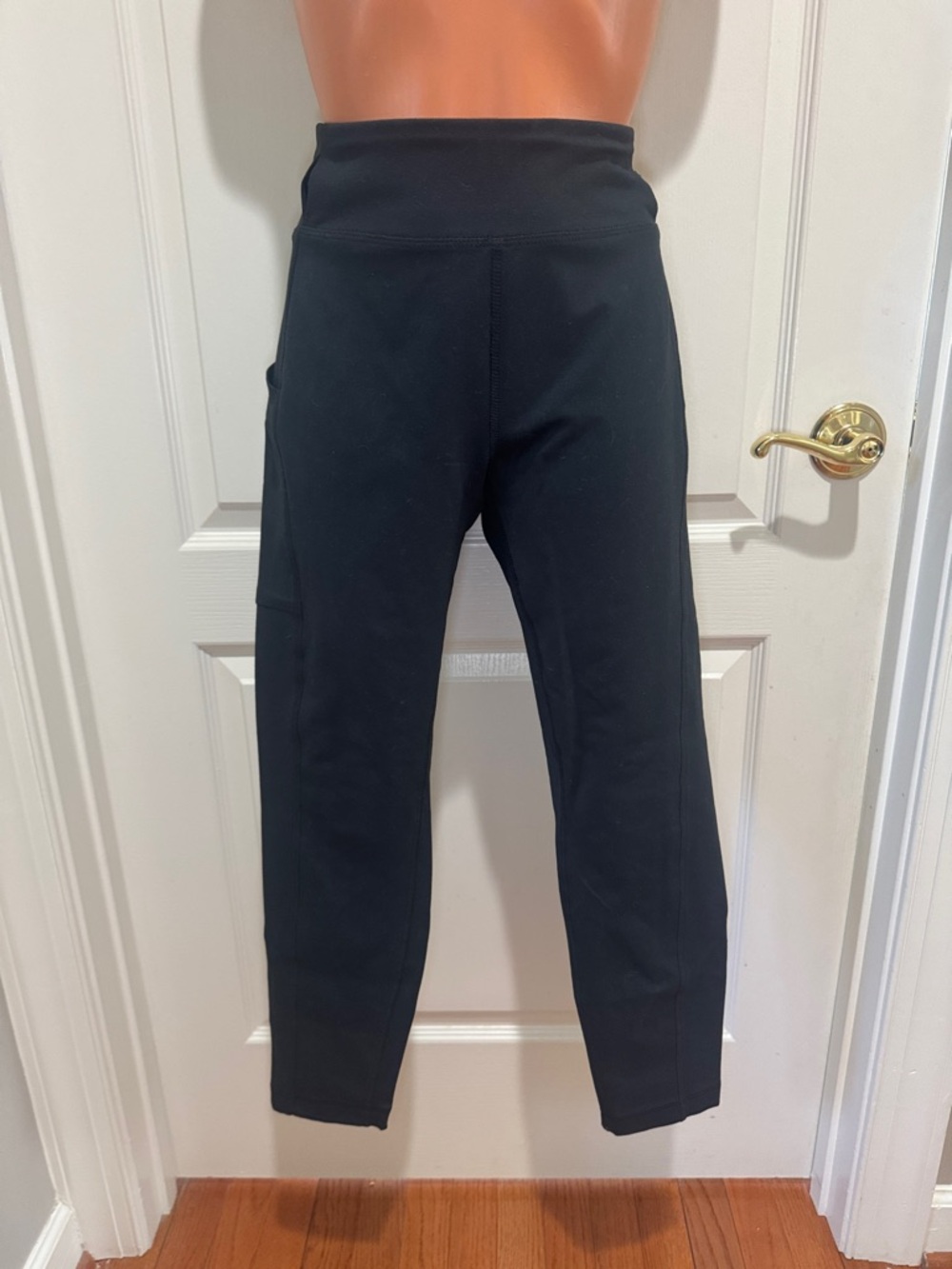 COLUMBIA Boundless Trek Pull On Leggings Ankle Length Black L Large $70 EUC KL